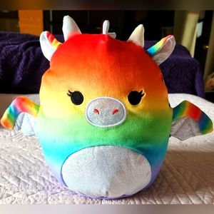 Nwt CALYPSA the Rainbow DRAGON Squishmallows 8" New!